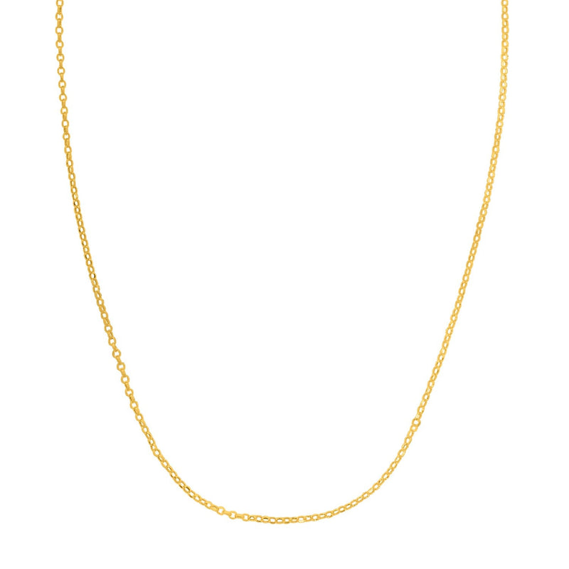 Bids.com Double Extendable Cable Chain in 14k Yellow Gold (1.40 mm) Necklaces