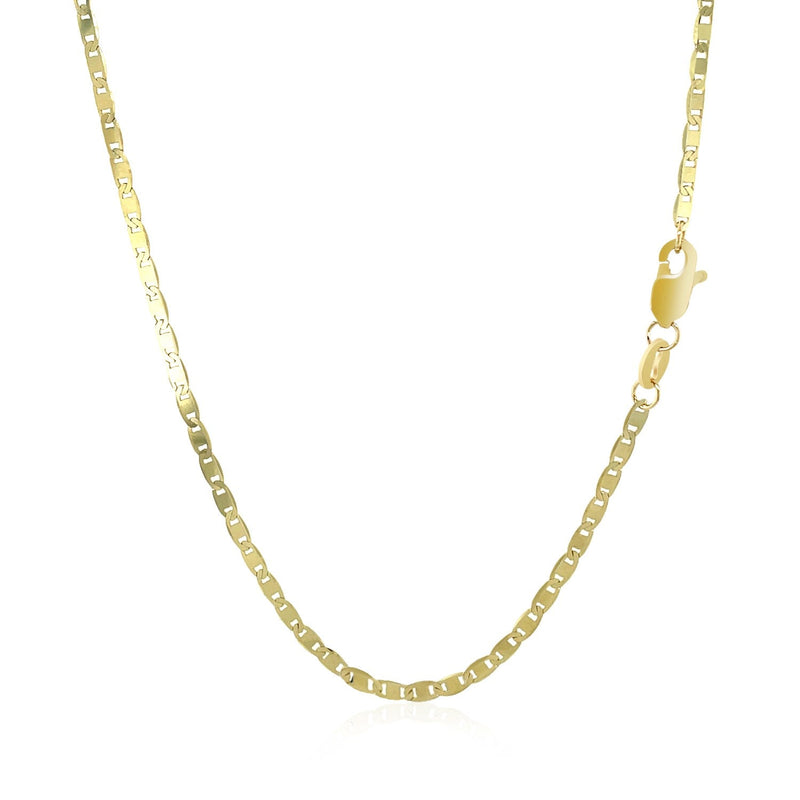 Bids.com 10k Yellow Gold Mariner Link Chain 1.7mm Necklaces