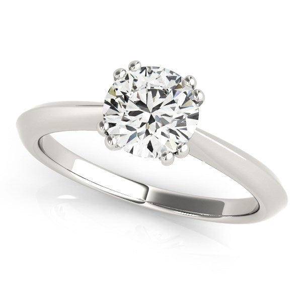 Bids.com 14k White Gold Double Prong Set Solitaire Diamond Engagement Ring (1 cttw) Rings