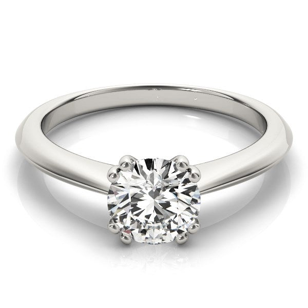 Bids.com 14k White Gold Double Prong Set Solitaire Diamond Engagement Ring (1 cttw) Rings