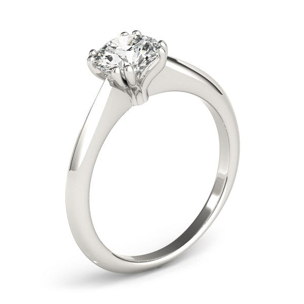 Bids.com 14k White Gold Double Prong Set Solitaire Diamond Engagement Ring (1 cttw) Rings