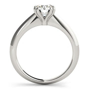 Bids.com 14k White Gold Double Prong Set Solitaire Diamond Engagement Ring (1 cttw) Rings