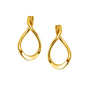 Bids.com 14k Yellow Gold Polished Tear Drop Earrings Earrings
