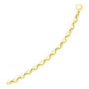 Bids.com 14k Yellow Gold Cable Chain Design Bracelet Bracelets