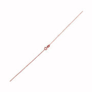 Bids.com Adjustable Cable Chain in 14k Rose Gold (0.97 mm) Necklaces