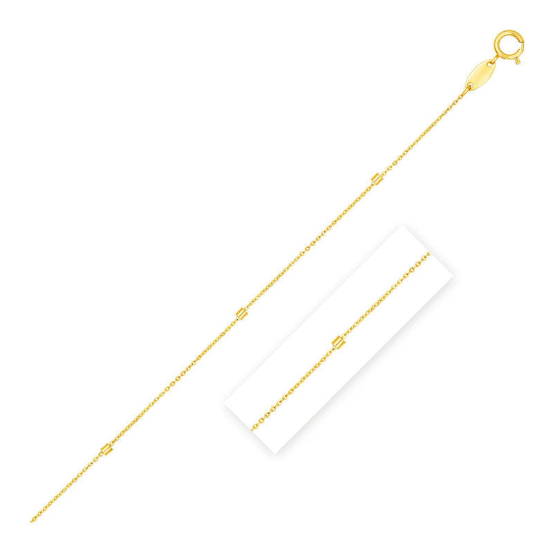 Bids.com Bead Links Pendant Chain in 14k Yellow Gold (1.5mm) Necklaces