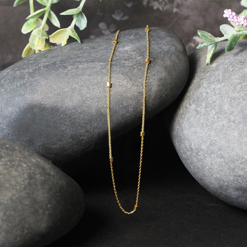 Bids.com Bead Links Pendant Chain in 14k Yellow Gold (1.5mm) Necklaces