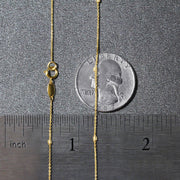 Bids.com Bead Links Pendant Chain in 14k Yellow Gold (1.5mm) Necklaces