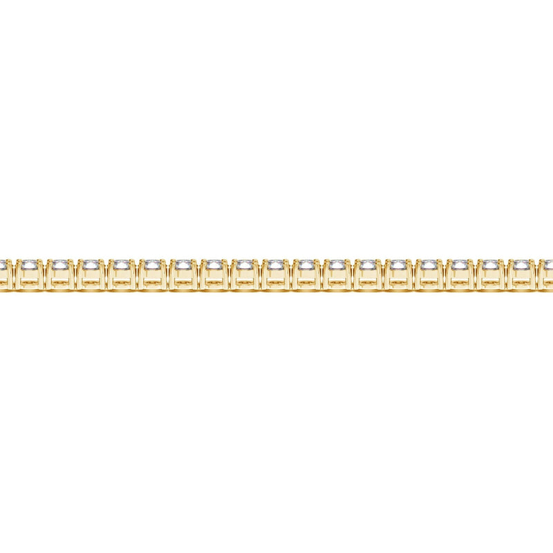 Bids.com Lab Grown Round Diamond Tennis Bracelet in 14k Yellow Gold (5 cctw  F/G  VS2/SI1) Bracelets