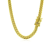 Bids.com 3.9mm 10k Yellow Gold Classic Miami Cuban Solid Chain Necklaces