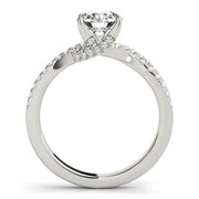 Bids.com 14k White Gold Fancy Prong Split Shank Diamond Engagement Ring (1 1/4 cttw) Rings