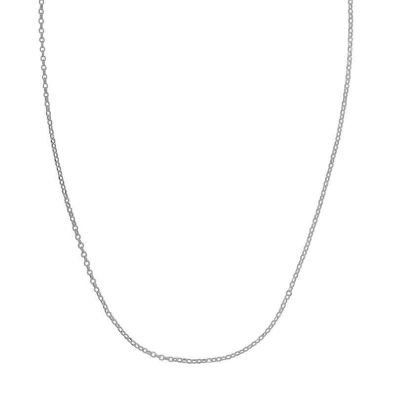 Bids.com Double Extendable Cable Chain in 14k White Gold (1.40 mm) Necklaces