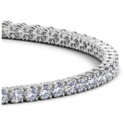 Bids.com Lab Grown Round Diamond Tennis Bracelet in 14k White Gold (4 cctw F/G  VS2/SI1) Bracelets