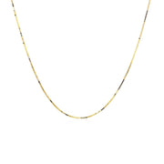 Bids.com 14k Yellow Gold Classic Box Chain 0.45mm Necklaces