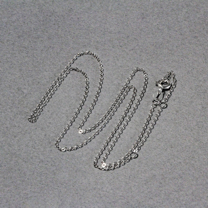 Bids.com Double Extendable Piatto Chain in 14k White Gold (1.2mm) Necklaces