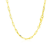 Bids.com 14K Yellow Gold Paperclip Chain (2.5mm) Necklaces