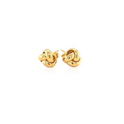 Bids.com 10k Yellow Gold Love Knot Stud Earrings Earrings