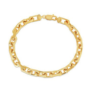 Bids.com 14k Yellow Gold French Cable Chain Bracelet  (6.10 mm) Bracelets
