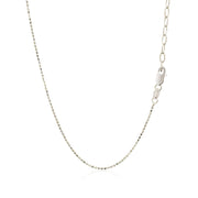 Bids.com 14k White Gold Necklace with Round Diamond Charms Necklaces