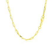 Bids.com 10K Yellow Gold Paperclip Chain (2.50 mm) Necklaces