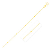 Bids.com Bead Links Saturn Chain in 14k Yellow Gold (3.5mm) Necklaces