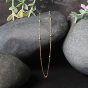 Bids.com Bead Links Saturn Chain in 14k Yellow Gold (3.5mm) Necklaces