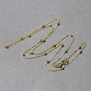 Bids.com Bead Links Saturn Chain in 14k Yellow Gold (3.5mm) Necklaces