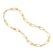 Bids.com 14K Yellow Gold Italian Oval Links Necklace Necklaces