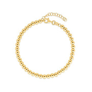 Bids.com 14k Yellow Gold Bead Chain Necklace(4mm) Necklaces