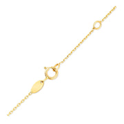 Bids.com 14k Yellow Gold Chain Necklace with Cross Stations Necklaces