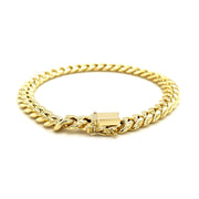 Bids.com 7.5mm 14k Yellow Gold Semi Solid Miami Cuban Bracelet Bracelets