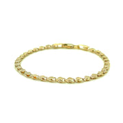 Bids.com 2.9mm 14k Yellow Gold Heart Anklet Accessories