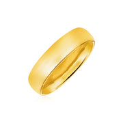 Bids.com 14k Yellow Gold 6mm Comfort Fit Wedding Band Rings