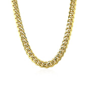 Bids.com 5.0mm 14k Yellow Gold Classic Miami Cuban Solid Chain Necklaces