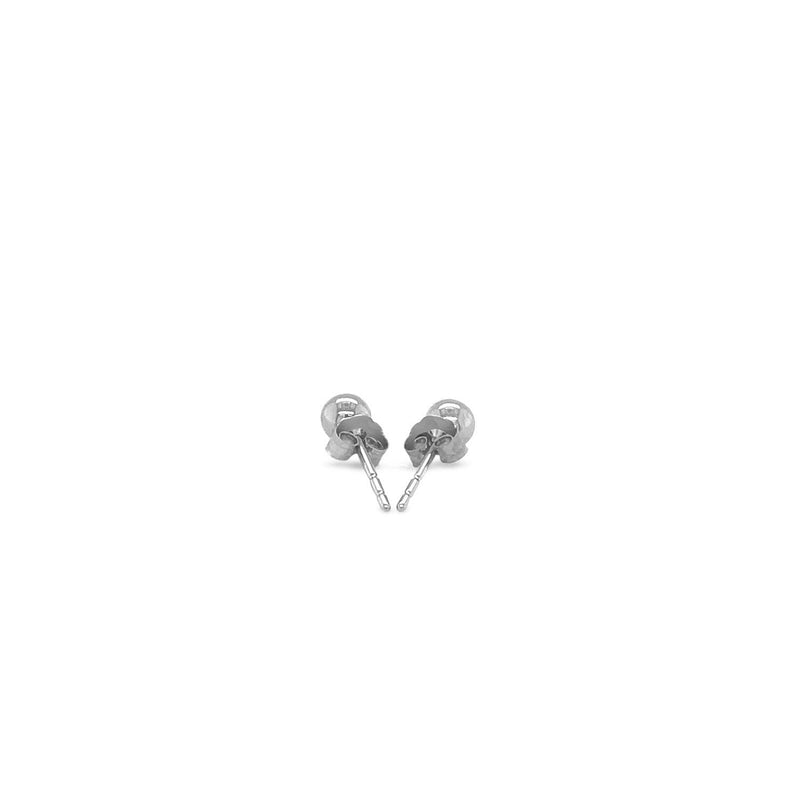 Bids.com 14k White Gold Round Stud Earrings (4.0 mm) Earrings