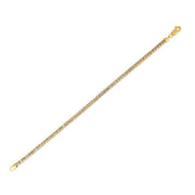 Bids.com Round Pave Franco Chain Bracelet in 14k Yellow Gold  (3.15 mm) Bracelets