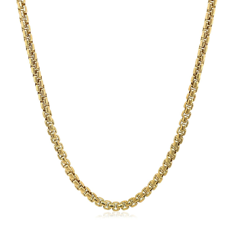 Bids.com 14k Yellow Gold Solid Round Box Chain 2.5 mm Necklaces