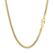 Bids.com 14k Yellow Gold Solid Round Box Chain 2.5 mm Necklaces