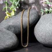 Bids.com 14k Yellow Gold Solid Round Box Chain 2.5 mm Necklaces