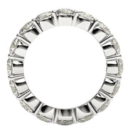 Bids.com Round Cut Lab Grown Diamond Eternity Ring in 14k White Gold (4 cttw FG/VS2) Rings