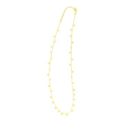 Bids.com 14K Yellow Gold Necklace with Dangling Stars Necklaces