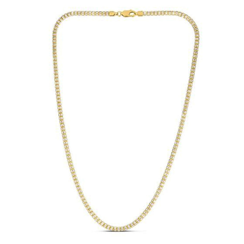 Bids.com Ice Barrel Chain in 14k Yellow Gold (3.23 mm) Necklaces