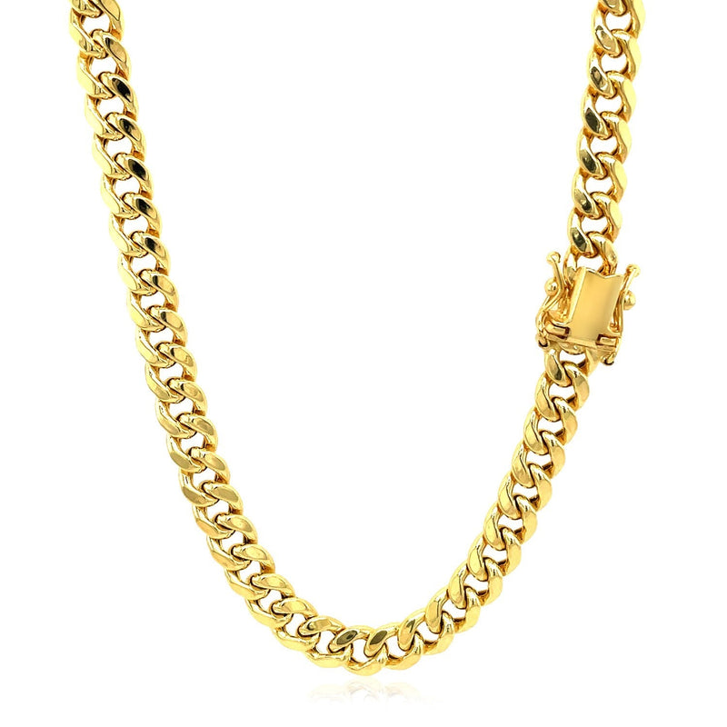 Bids.com 10k Yellow Gold Semi Solid Miami Cuban Chain (5.00 mm) Necklaces