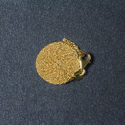 Bids.com 10k Yellow Gold Oval Cable Link Chain (0.97 mm) Necklaces