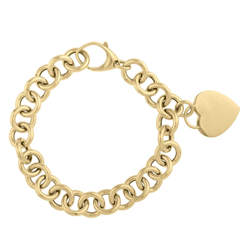 Bids.com 14k Yellow Gold 7 1/2 inch Rolo Link Bracelet (11.40 mm) Bracelets