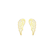 Bids.com 14k Yellow Gold Polished Wing Post Earrings Earrings