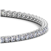 Bids.com Lab Grown Round Diamond Tennis Bracelet in 14k White Gold (3 cctw F/G  VS2/SI1) Bracelets
