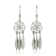 Bids.com Sterling Silver Dream Catcher Dangle Earrings Earrings
