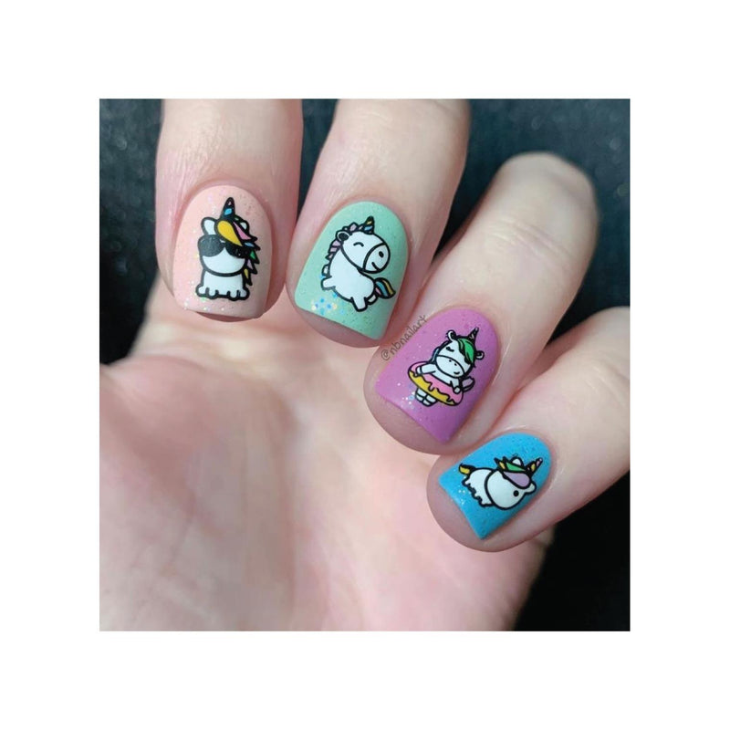 UberChic Beauty Unicorn Love-02 Stamping Plate