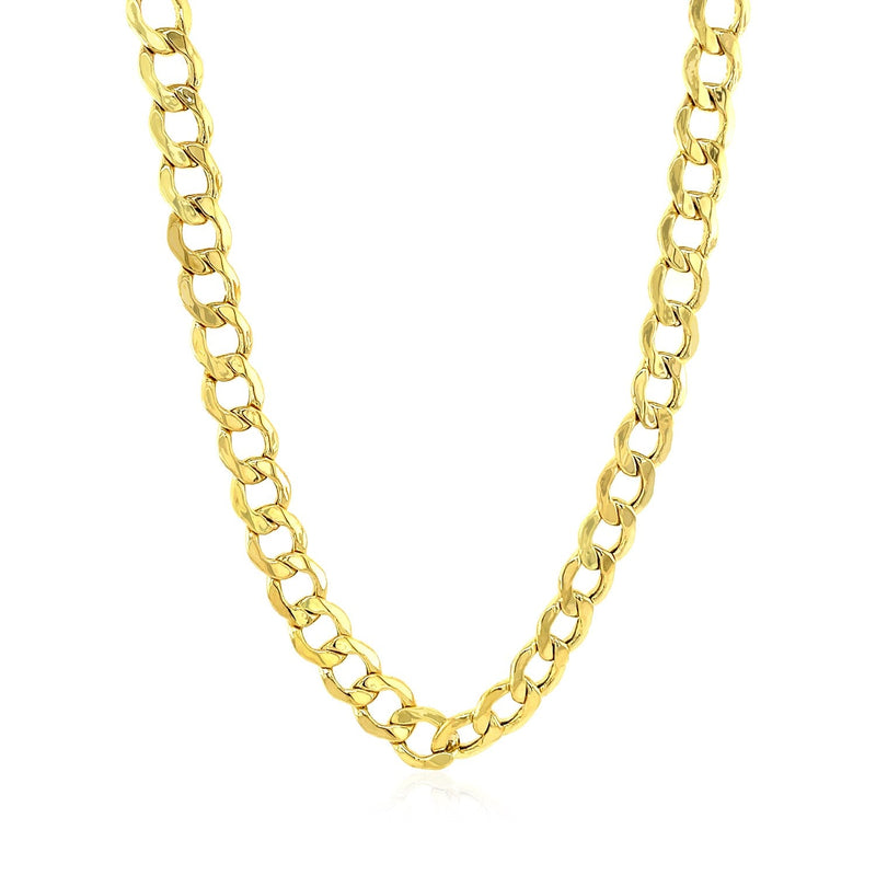 Bids.com 6.1mm 10k Yellow Gold Curb Chain Necklaces